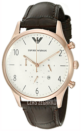 Emporio Armani Classic Biały/Skóra Ø43 mm AR1916