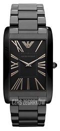 Emporio Armani Super Slim Czarny/Stal AR2064