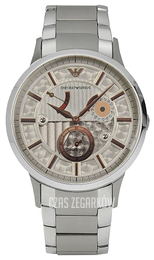 Emporio Armani Meccanico Srebrny/Stal Ø40 mm AR4668