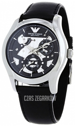 Emporio Armani Meccanico Czarny/Skóra Ø43 mm AR4673