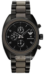 Emporio Armani Sportivo Czarny/Stal Ø42 mm AR5953