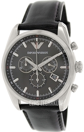 Emporio Armani Sportivo Czarny/Skóra Ø43 mm AR6039