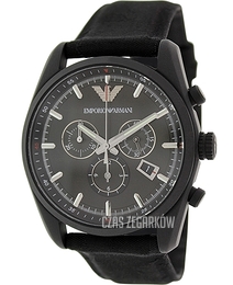 Emporio Armani Sportivo Czarny/Skóra Ø43 mm AR6051