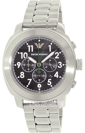 Emporio Armani Sportivo Czarny/Stal Ø46 mm AR6056