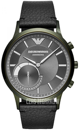 Emporio Armani Connected Szary/Skóra Ø43 mm ART3021