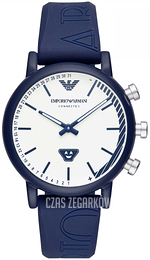 Emporio Armani Connected Biały/Guma Ø50 mm ART3023