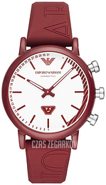 Emporio Armani Connected Biały/Guma Ø50 mm ART3024
