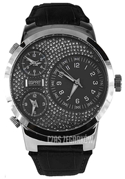 Esprit Collection Czarny/Skóra Ø44 mm EL101292F02