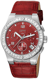 Esprit Collection Czerwony/Skóra Ø49 mm EL101822F05