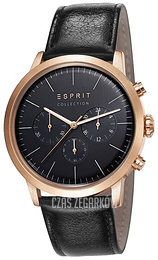 Esprit Collection Czarny/Skóra Ø42 mm EL102191004