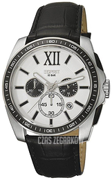 Esprit Sport Srebrny/Skóra Ø44 mm ES103591002