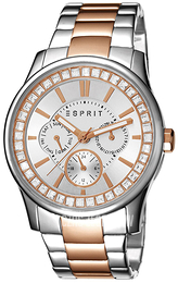 Esprit Sport Srebrny/Stal w kolorze różowego złota Ø40 mm ES105442009