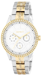 Esprit Biały/Stal w odcieniu złota Ø38 mm ES106562007