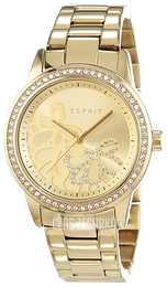 Esprit Dress Żółte złoto/Stal w odcieniu złota Ø36 mm ES108122005
