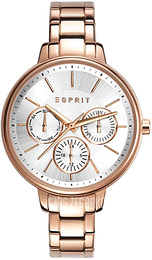 Esprit Srebrny/Stal w kolorze różowego złota Ø36 mm ES108152008