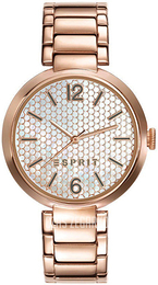 Esprit Biały/Stal w kolorze różowego złota Ø38 mm ES109032008