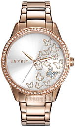 Esprit Dress Srebrny/Stal w kolorze różowego złota Ø36 mm ES109082002