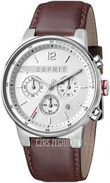 Esprit Srebrny/Skóra Ø42 mm ES1G025L0015