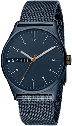 Esprit Niebieski/Stal Ø40 mm ES1G034M0095