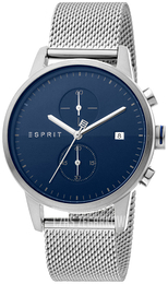 Esprit Niebieski/Stal Ø42 mm ES1G110M0075