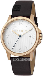 Esprit Srebrny/Skóra Ø40 mm ES1G156L0035