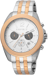 Esprit Field Srebrny/Stal w kolorze różowego złota Ø45 mm ES1G159M0095