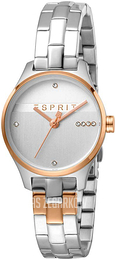 Esprit Srebrny/Stal w kolorze różowego złota Ø28 mm ES1L054M0095