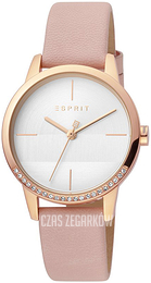 Esprit Srebrny/Skóra Ø34 mm ES1L106L0055