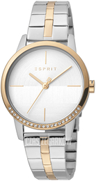 Esprit Srebrny/Stal w kolorze różowego złota Ø34 mm ES1L106M0105