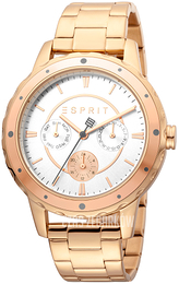 Esprit Biały/Stal w kolorze różowego złota Ø40 mm ES1L140M0115