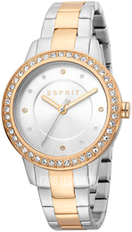 Esprit Srebrny/Stal w kolorze różowego złota Ø36 mm ES1L163M0155