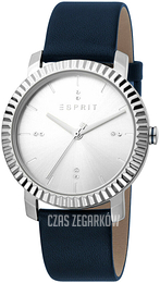 Esprit Menlo Srebrny/Skóra Ø36 mm ES1L185L0015
