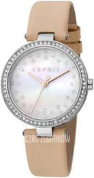 Esprit Biały/Skóra Ø34 mm ES1L199L1015