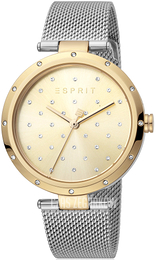 Esprit Żółte złoto/Stal Ø38 mm ES1L214M0085