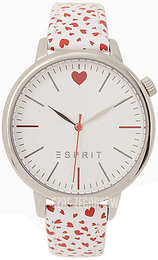 Esprit Biały/Skóra Ø39 mm ES906562008