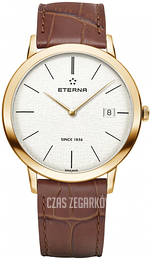 Eterna Eternity Srebrny/Skóra Ø40 mm 2710.56.10.1391