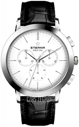 Eterna Eternity Biały/Skóra Ø42 mm 2760.41.10.1383