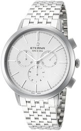 Eterna Eternity Srebrny/Stal Ø42 mm 2760.41.10.1745