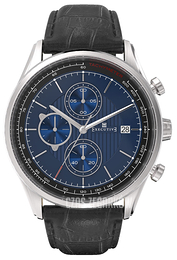 Executive Tie Pin Niebieski/Skóra Ø42 mm EX-1003-03