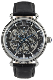 Executive Morning Grey Czarny/Skóra Ø40 mm EX-1015-02