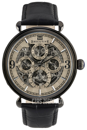 Executive Morning Grey Beżowy/Skóra Ø40 mm EX-1015-05