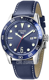 Ferrè Milano Niebieski/Skóra Ø42 mm FM1G109L0011