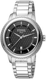 Ferrè Milano Czarny/Stal Ø42 mm FM1G130M0061