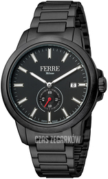 Ferrè Milano Davide Czarny/Stal Ø42 mm FM1G141M0071