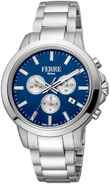 Ferrè Milano John Niebieski/Stal Ø44 mm FM1G153M0061