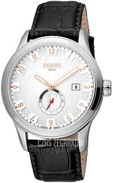 Ferrè Milano Silvio Srebrny/Skóra Ø43 mm FM1G155L0011