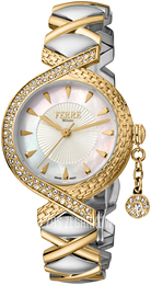 Ferrè Milano Vicenza Biały/Stal w odcieniu złota Ø32 mm FM1L122M0051