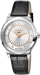 Ferrè Milano Srebrny/Skóra Ø34 mm FM1L125L0201