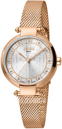 Ferrè Milano Chiara Srebrny/Stal w kolorze różowego złota Ø30 mm FM1L134M0071