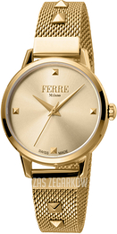 Ferrè Milano Żółte złoto/Stal w odcieniu złota Ø32 mm FM1L136M0061